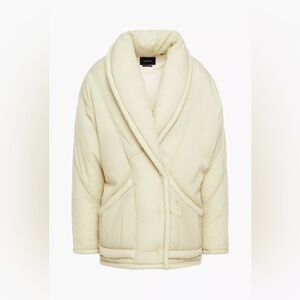 NWT Isabel Marant Boreal Oversized Puffer Coat in Chalk Size 36 FR/ US4